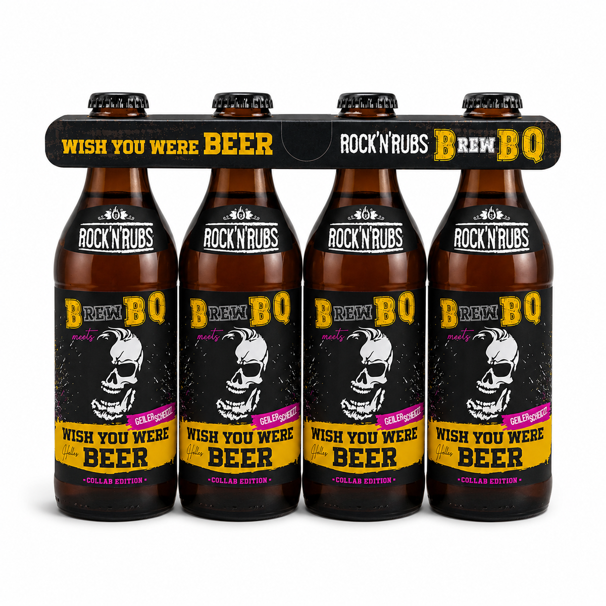 4x Geiler Scheizzz BrewBQ Beer