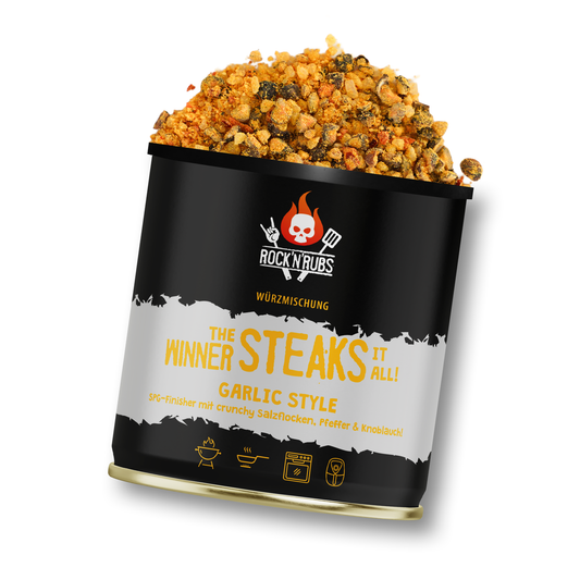 The winner steaks it all - Garlic Style