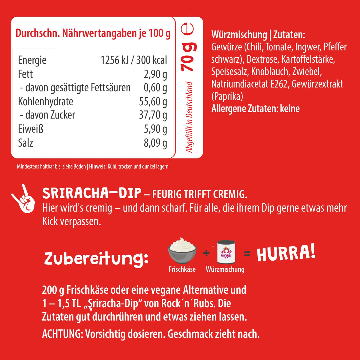 Dip Dip Hurra - Sriracha Dip