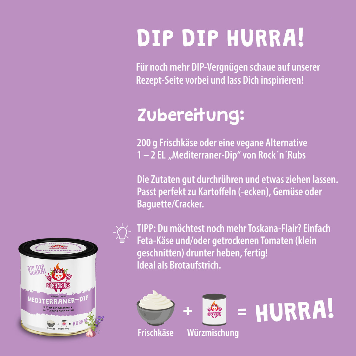 Dip Dip Hurra - Mediterraner Dip